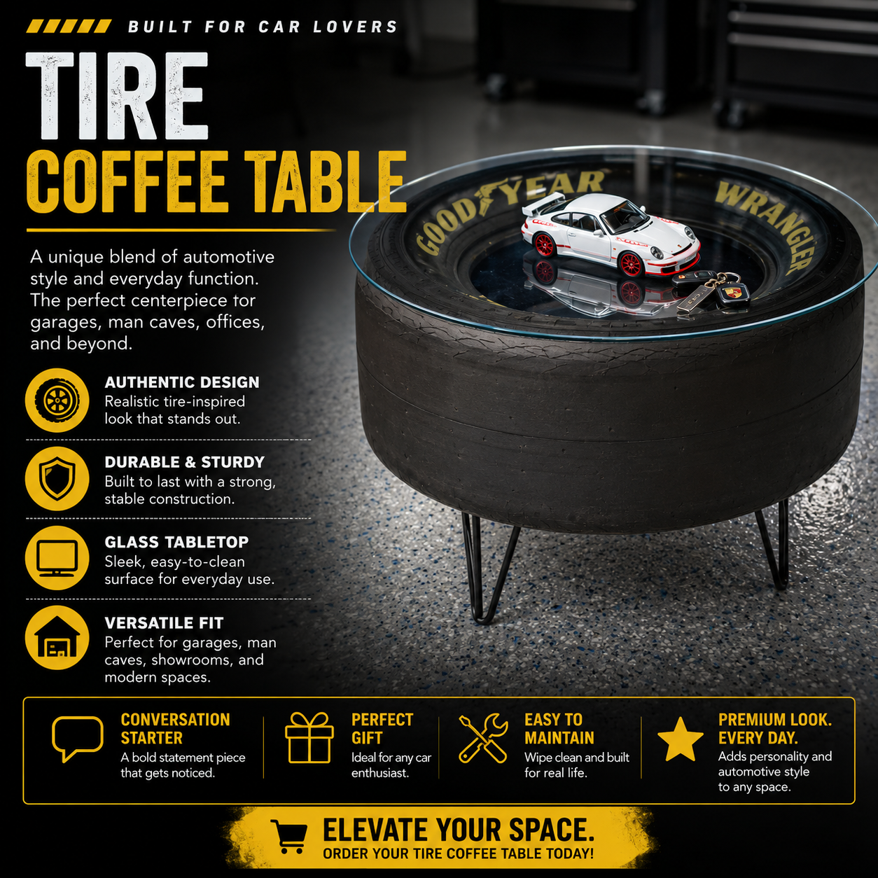 Tire Coffee Table