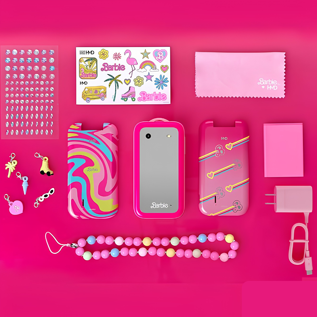 Barbie Flip Phone