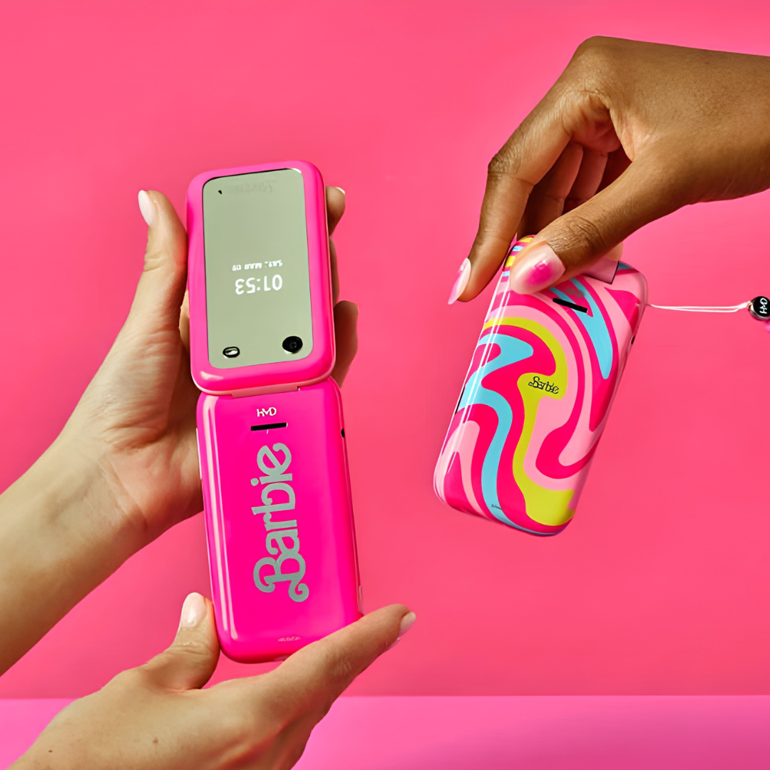 Barbie Flip Phone