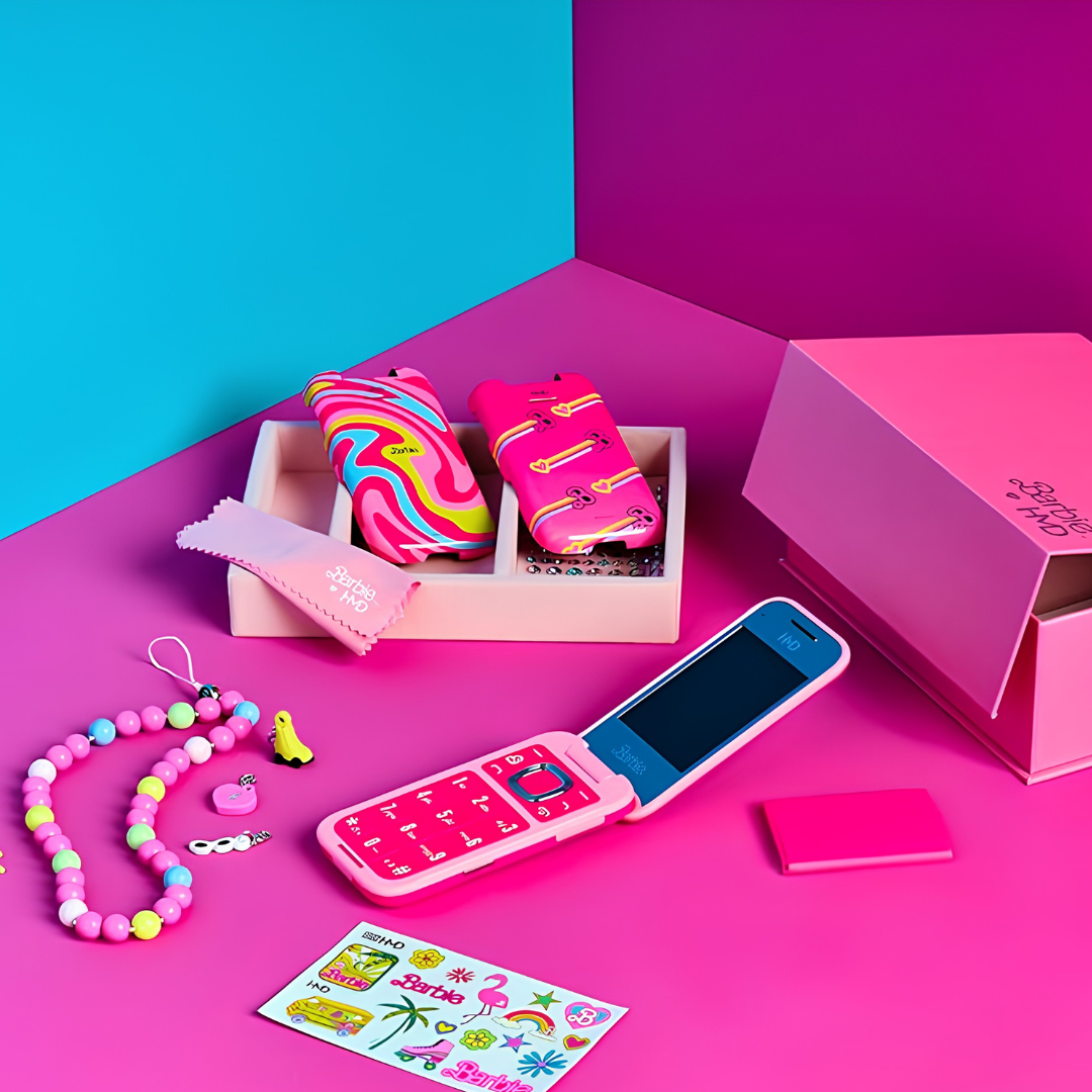 Barbie Flip Phone